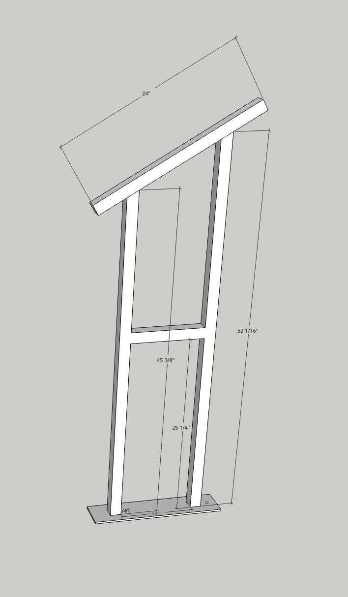 Ted Lukaszek, 1.5x1.5 Double Post Handrails Flat Black
