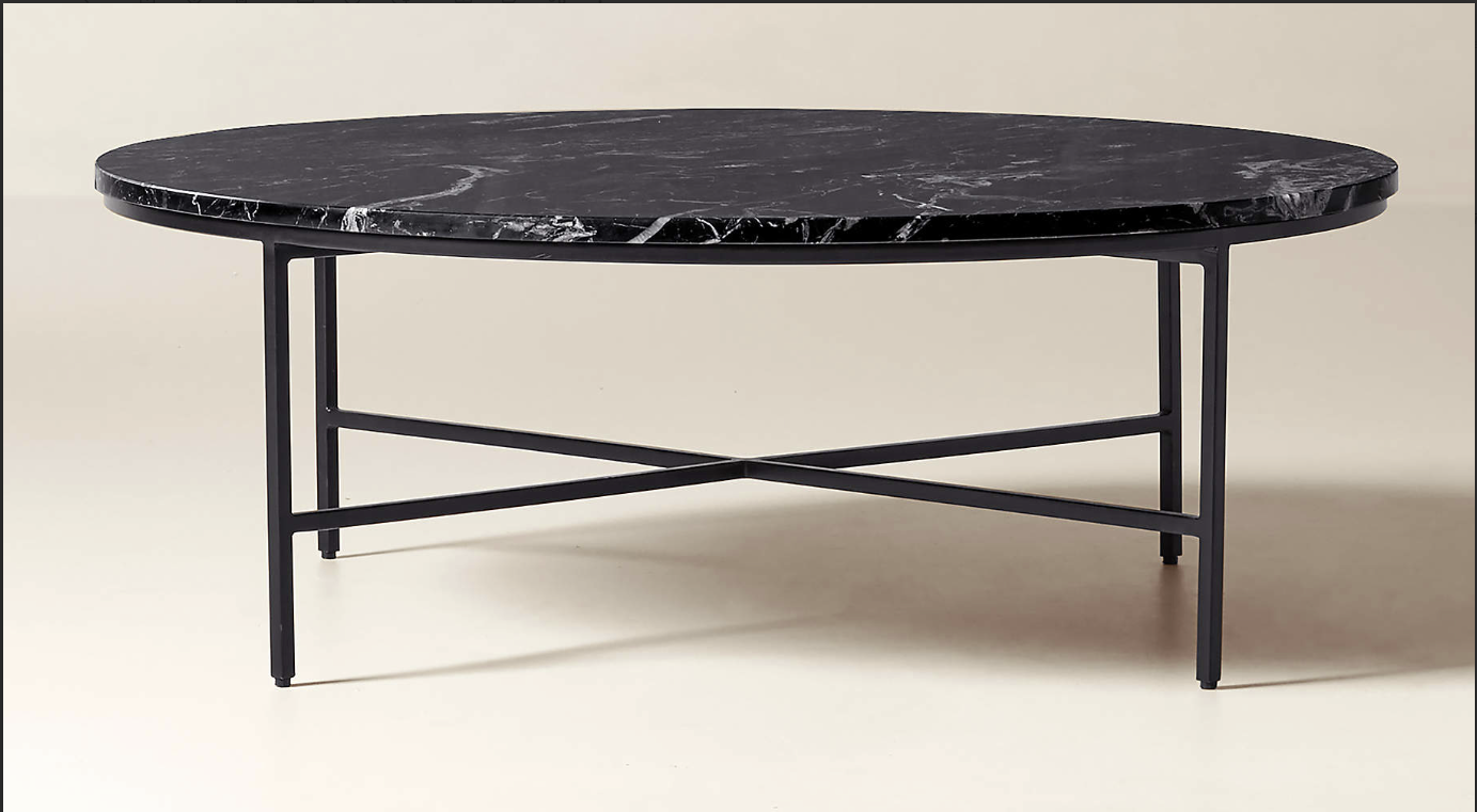 Level 3 Design Group, Inc. 5/8, 1/2 Table Bases, Matte Black Powder Coat 