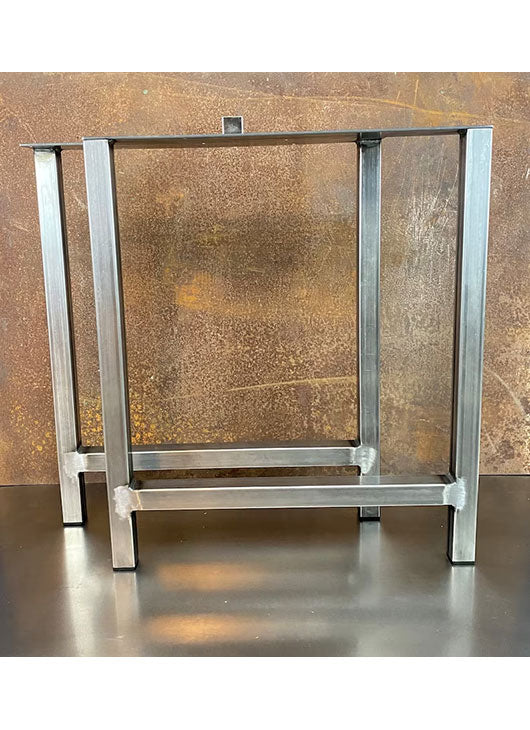 Metal Table Legs, 1.5x1.5 H Raw (Set of 2) Metal Table Legs, 1.5x1.5 H Raw (Set of 2)