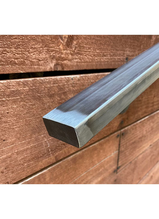 2x1, Metal Handrails, Raw, Straight Cut