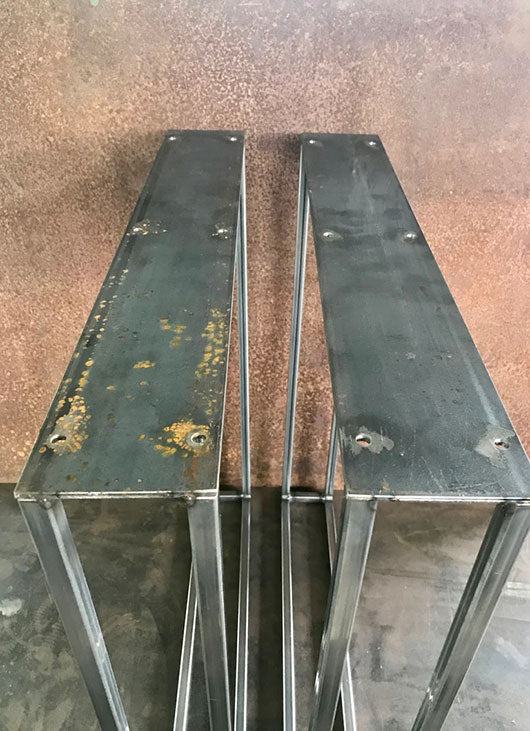 Metal Table Legs, 5/8 U Raw (Set of 2)