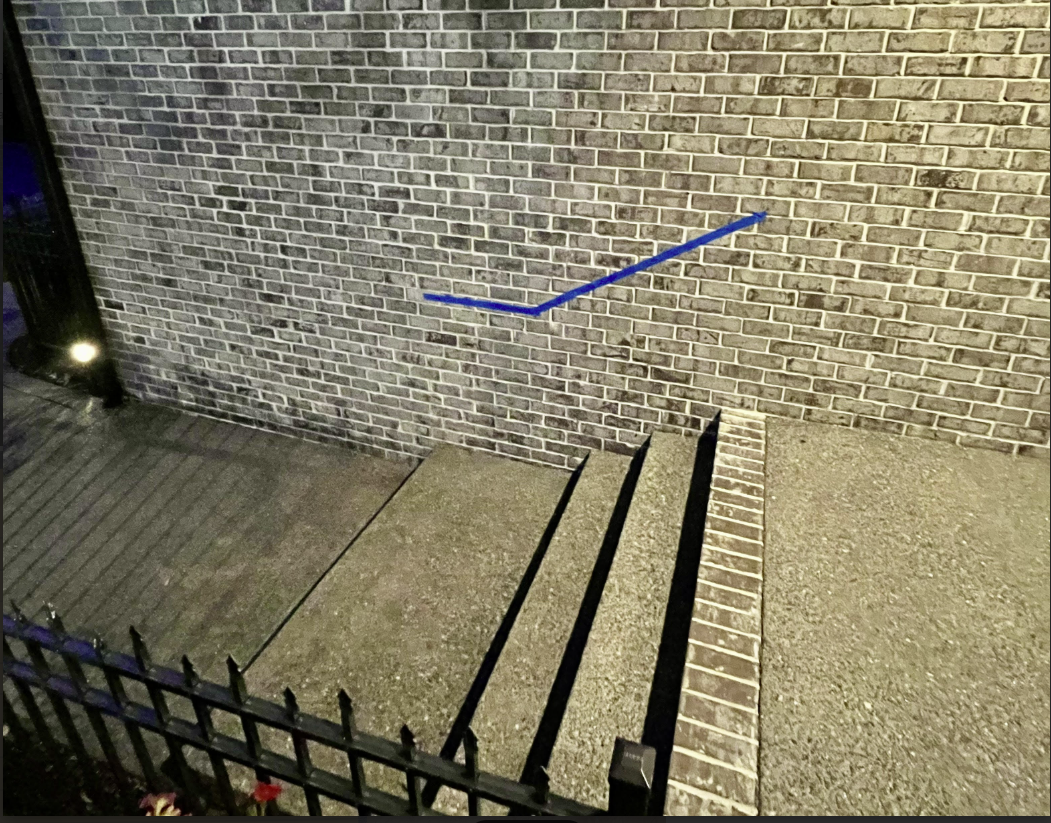 Metal Handrail 2x1 Straight Cut Oil Rubbed Bronze