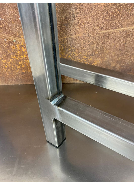 Metal Table Legs, 1.5x1.5 H Raw (Set of 2)