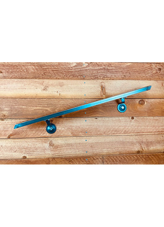 2x1, Metal Handrails, Raw, Angle Cut
