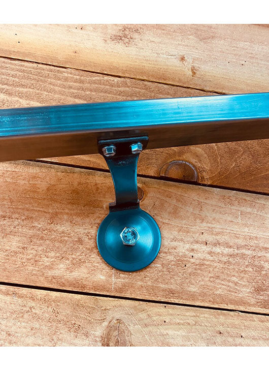 2x1, Metal Handrails, Raw, Angle Cut
