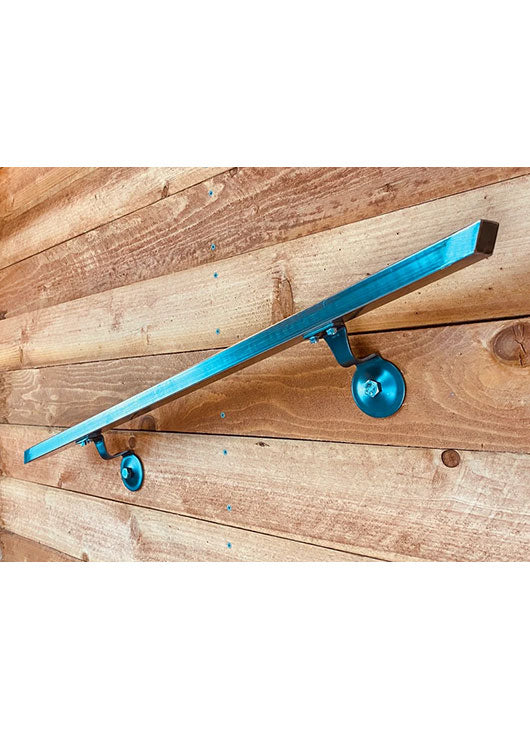 2x1, Metal Handrails, Raw, Angle Cut