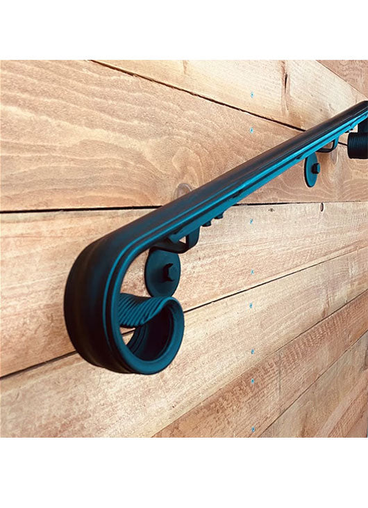 contemporary metal handrails