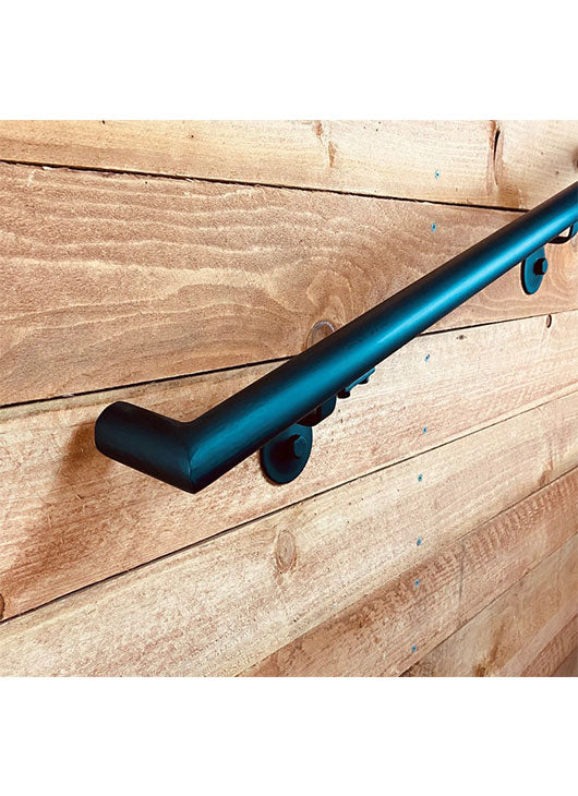 Black Round contemporary handrails interior